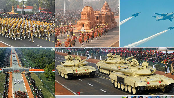 પરેડનુ સીધુ પ્રસારણ નેશનલ ચેનલ પર થાય છે
