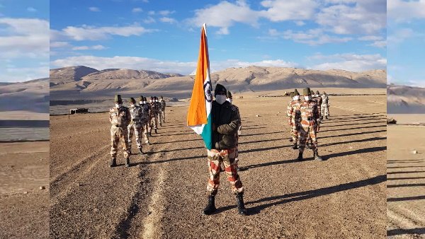 14 હજાર ફૂટની ઉંચાઈ પર તિરંગો લહેરાવ્યો