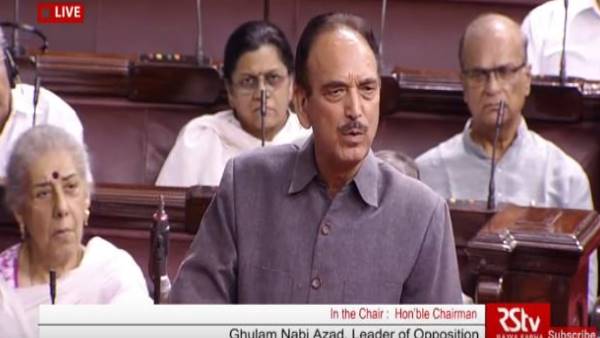 સંસદના હોબાળામાં શું બોલ્યા ગુલામ નબી આઝાદ