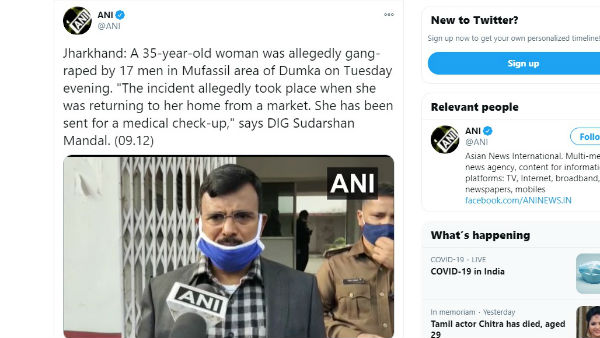 ઝારખંડમાં ગેંગરેપની ઘટનામાં વધારો