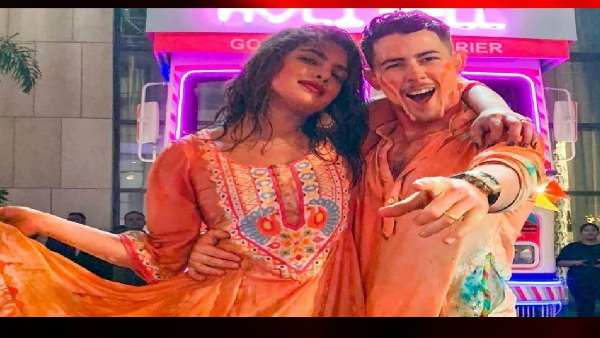 નિક અને પ્રિયંકાની પહેલી હોળી
