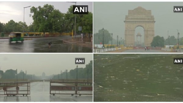 દિલ્લીમાં વરસ્યા વાદળ, હવામાન થયુ આહલાદક