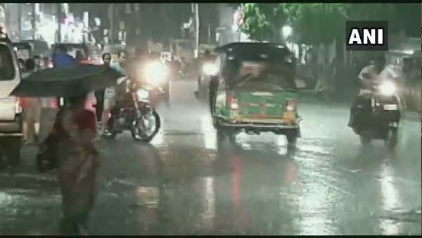 ગાંધીનગરમાં પણ વરસ્યો વરસાદ