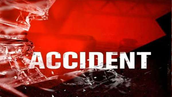crash between car and truck crash between car and truck