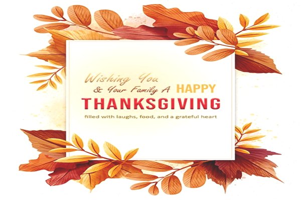 Happy Thanksgiving : તહેવારોની મોસમ આવી ગઈ છે