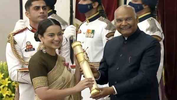 કંગનાને પદ્મશ્રી એવોર્ડ મળ્યો હતો