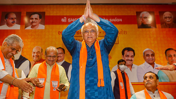 ભુપેન્દ્ર પટેલ ગુજરાતના મુખ્યમંત્રી બન્યા