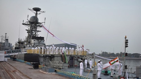 INS ખુકરીનું સ્કેલ ડાઉન મોડલ છે