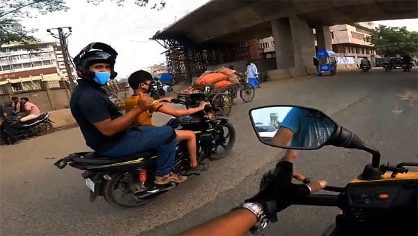 સ્પીડ 40થી ઉપર ન હોવી જોઇએ