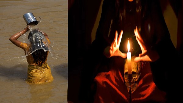 નગ્ન સ્નાન કરવાની ફરજ પડી