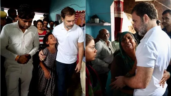 Video: રાહુલ ગાંધી હાથરસ દૂર્ઘટના બાદ પીડિતોના ઘરે પહોંચ્યા, કહ્યુ - 'ચિંતા ના કરો, હવે અમે તમારો પરિવાર' | Video: Rahul Gandhi meets Hathras Stampede victims families, Know ...
