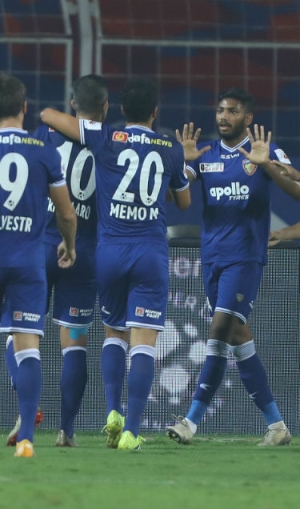 ISL 7: ચેન્નાઈ એફસી જીત તરફ કુચ, ગોવાને 2-1થી હરાવ્યુ